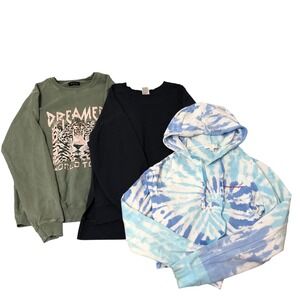 Zutter Spiritual Gangster All in Motion Sweatshirt Lot Womens Medium Comfort 3pc